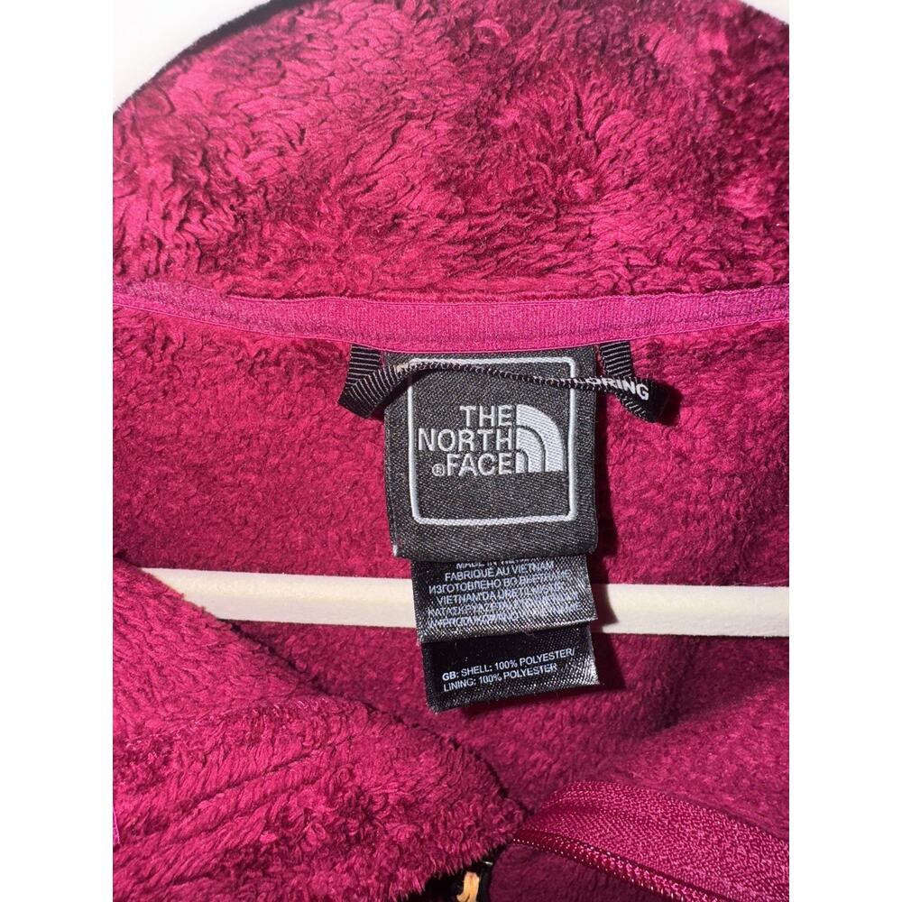 The North Face M Y2K Osito Fuzzy Fleece Jacket Full Zip Purple Womens hiking - Picture 5 of 6
